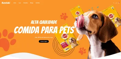 Site de Pet Shop